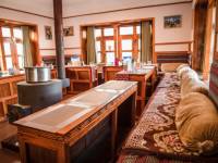 Relax after your trek in our warm and cosy dining rooms |  <i>Tim Charody</i>